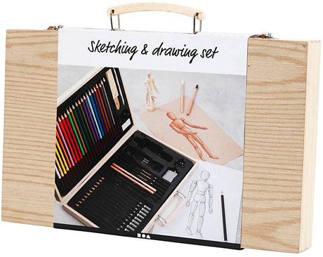 Kreativunternehmen https: www.cchobby.nl Sketch-and-Drawing-Set-verschiedene-Farben-1-teilig