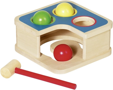 Goki Hammerbank aus Holz mit Kugel