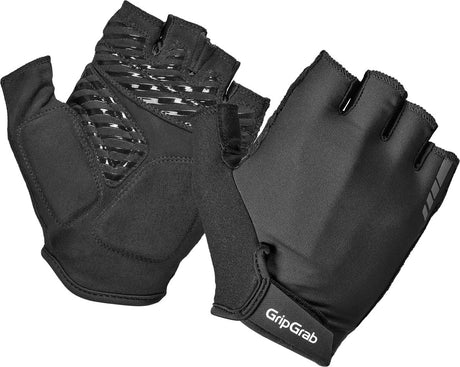 Gripgrab – Proride RC Max Kurzfinger-Sommer-Fahrradhandschuhe mit Polsterung – Schwarz – Herren – Größe XS
