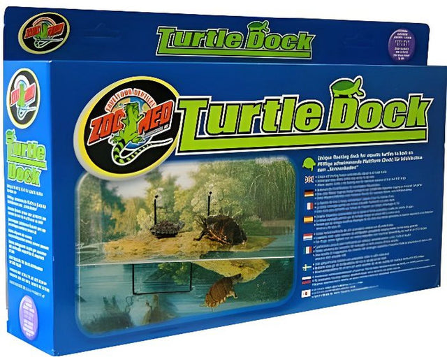 Zoomed drijvend turtle dock large - aquarium decoratie - 46 x23 cm