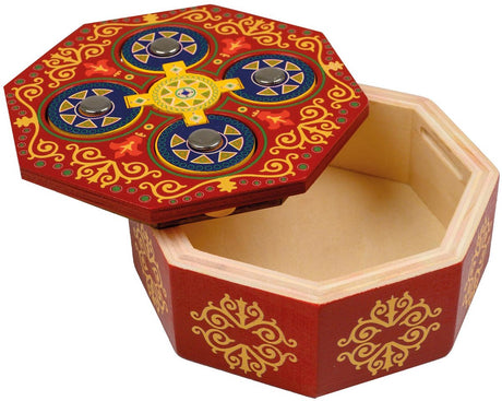 Philos Puzzlespiel Magic Box Okto Holz Denkspiel Geschenk.