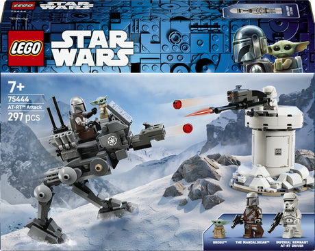 Lego® Star Wars™ At-RT™ Attack – Bauset mit Minifigur des Mandalorian™ und Grogu™ – ab 7 Jahren – 75444