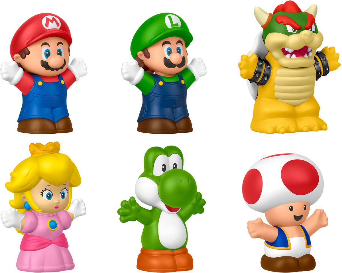 Fisher-price little people my mario figure 6-pack