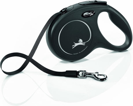 Flexi Products Retractable Line New Classic Cord Schwarz m 5 Meter bis 20 kg