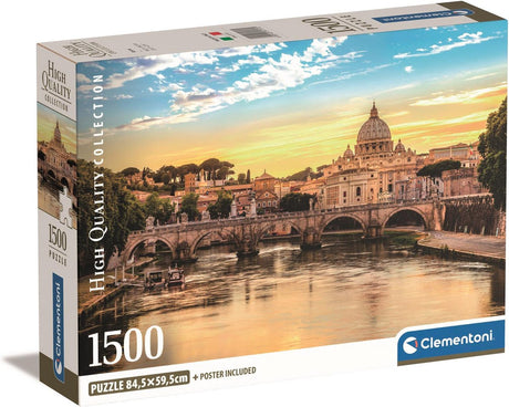 Clementoni – Puzzle – 1500 Teile – Rom – Puzzle für Erwachsene – hochwertige Sammlung