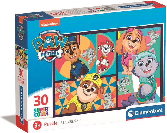 Clementoni – Puzzle – 30 Teile – Paw Patrol – Kinderpuzzle – ab 3 Jahren
