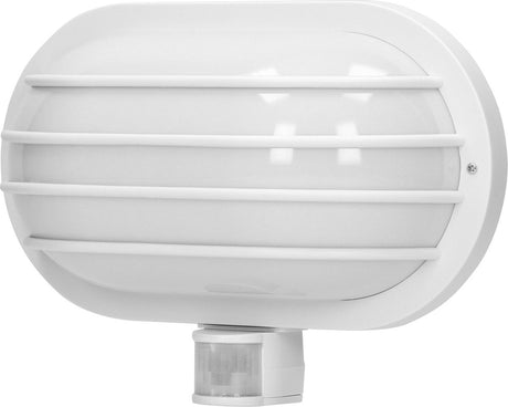 Virone laso buitenlamp met bewegingssensor - tuinverlichting 180° - buitenverlichting met ip44 - mmur wandlamp buiten - 230 volt voor max. 60 watt- wit