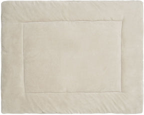 Jollein - boxkleed (nougat) - basic knit - katoen - speelkleed baby - 80x100cm