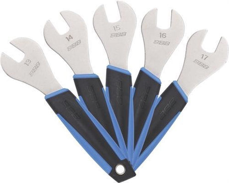 Bbb Fahrrad-Kegelschlüssel-Set – 5-teilig (13–17 mm) – Wartung: Naben, Tretlager oder Pedallager – Kegel-Set – btl-25s