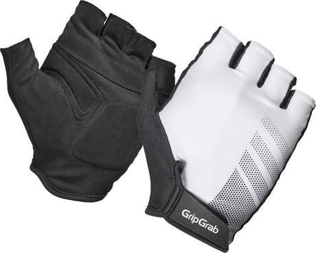 Gripgrab – Ride RC Lite Kurzfinger-Sommer-Fahrradhandschuhe mit Polsterung – Weiß – Unisex – Größe XS
