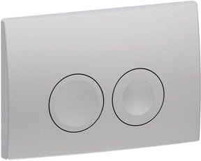 Geberit delta25 Bedienplatte - 2-Tasten-Unterputz - runde Tasten - Chrom matt