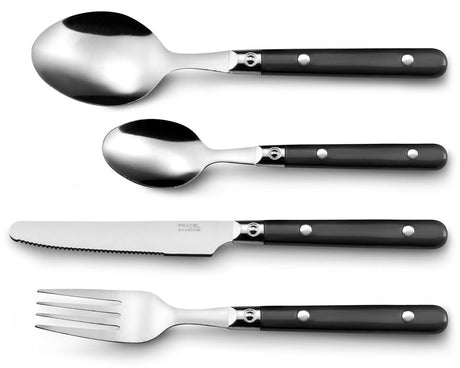 Amefa bestekset saxo metaal tweekleurig 16 onderdelen (25 cm)