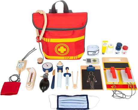 Kleiner Fuß Erste -Hilfe -Ärzte -Rucksack