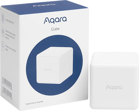 Aqara Cube Fernbedienung (offizielle EU-Version, CE-geprüft) Zigbee – kompatibel mit Homey, Domoticz (Plug-in), Home Assistant, Home Kit (über Hub), Mi Home und mehr.