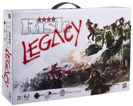 Hasbro gaming risk legacy bordspel - strategisch en spannend spel voor 1-6 spelers