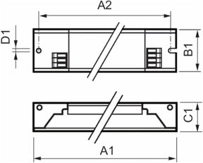 Philips LED Philips Lighting Leuchtstofflampen Elektronisches Vorschaltgerät 116 W (2 x 58 W) HF-P258TLD-III