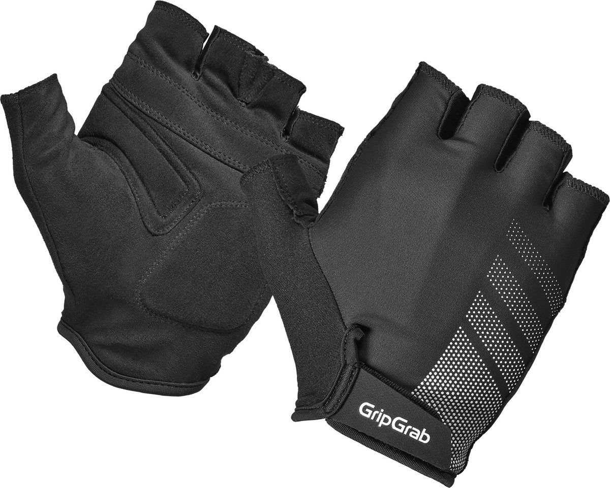 Gripgrab - ride rc lite korte vinger zomer fietshandschoenen met padding - zwart - unisex - maat xxl