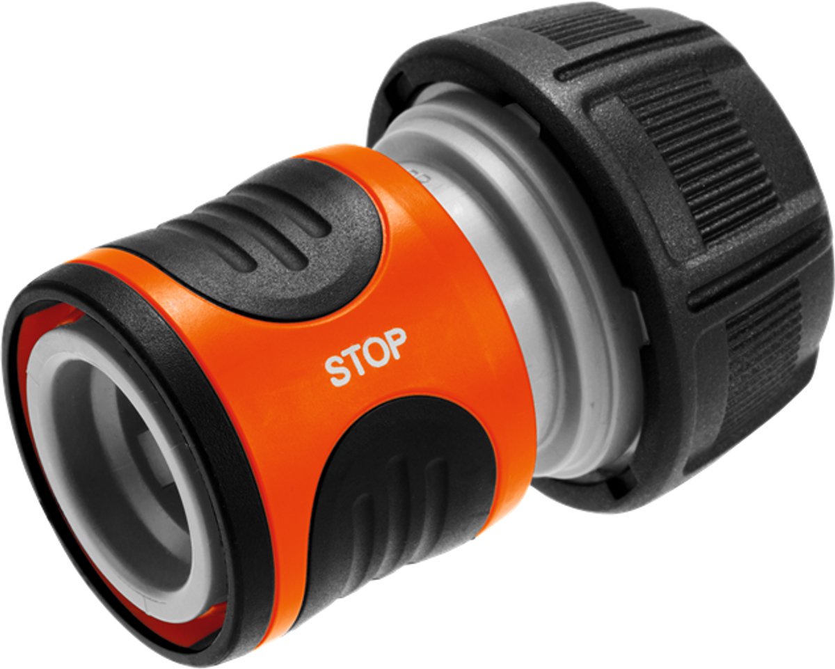 Gardena 18214 serie - snelkoppeling met stop - 3 4” slangverbinding - original system - power grip
