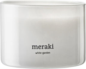 Meraki geurkaars white garden groot