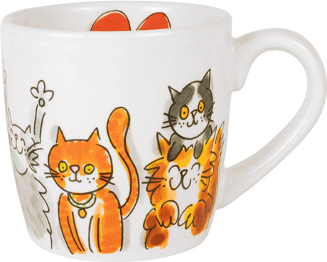 Blond amsterdam , dier: cappuccinobeker 0,5l cats mix