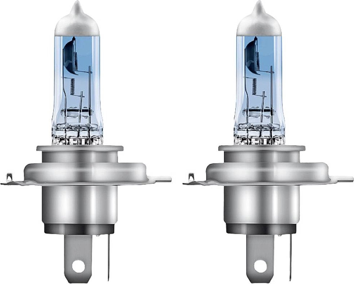 Osram halogeenlamp h4 12v 60 55w - wit ijsblauw 5000k intens - cool blue next gen - set 2 stuks