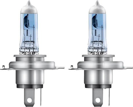 Osram halogeenlamp h4 12v 60 55w - wit ijsblauw 5000k intens - cool blue next gen - set 2 stuks