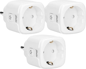 Alecto smart-plug20 triple - smart wifi tussenstekker met energiemeter - 16a 3680w -3 stuks