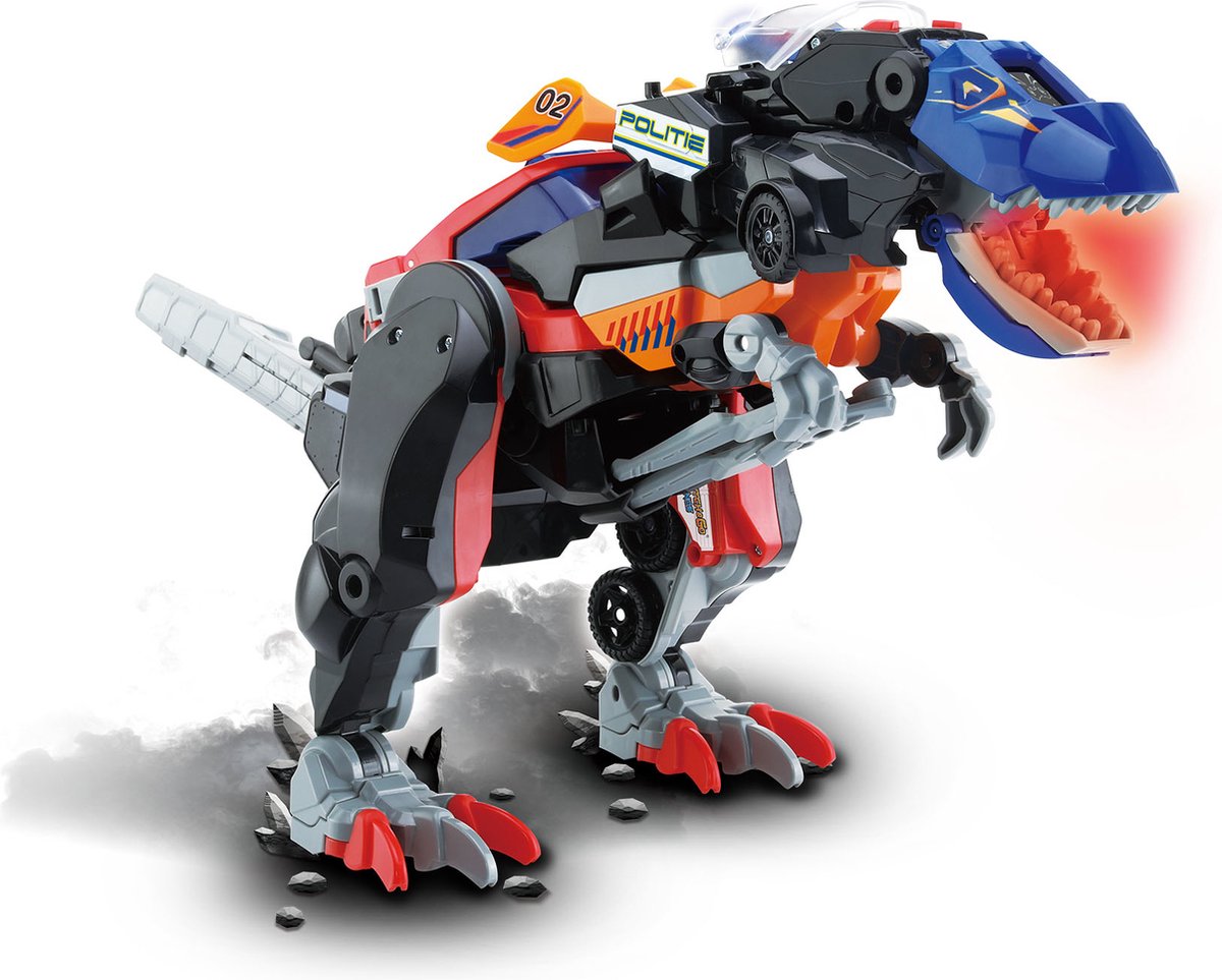 Vtech Switch Go Dinos – 3-in-1 Mega T-Rex – Kinderspielzeug-Dinosaurier – interaktive Spielfigur – Geschenk – ab 4 Jahren