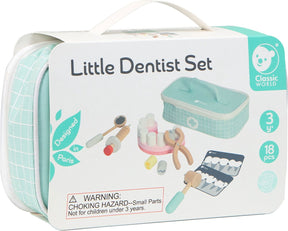 Classic World kleines Dental-Set, Arztkoffer, 18-teilig.