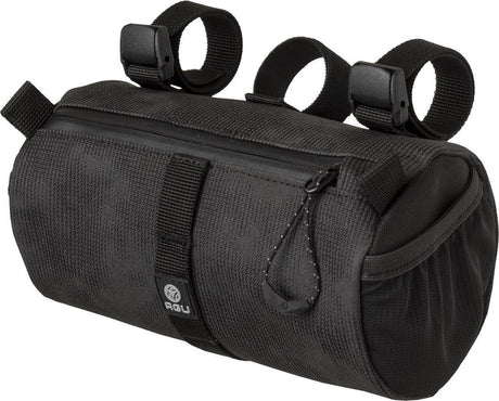 Agu venture reflective mist - stuurtas - fietstas - 1.5l - zilver - waterafstotend - gerecycled polyester - mesh zijvakken - reflecterend 3m logo