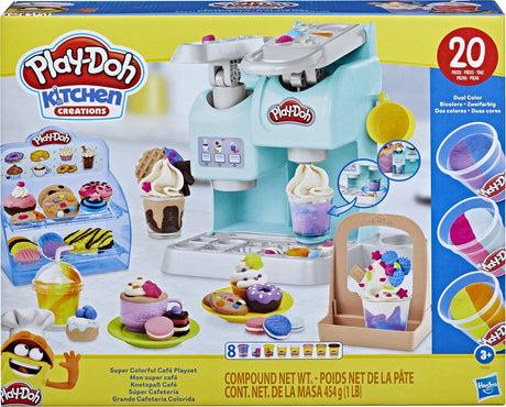 Super farbenfrohes Play-Doh-Café-Spielset