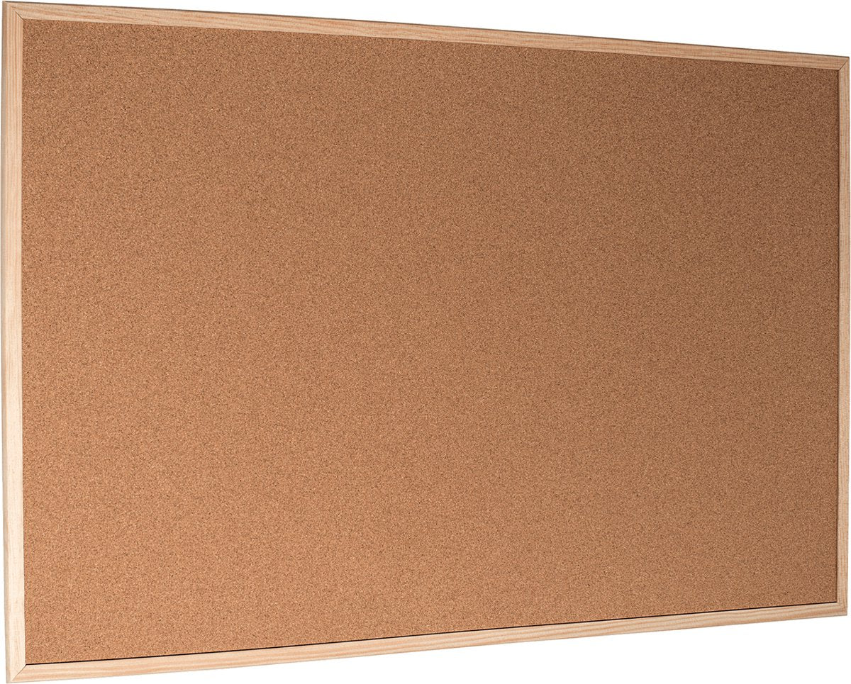 Esselte Pinnwand – Hocker – 80 x 60 cm – mit Stiften – Naturbraun