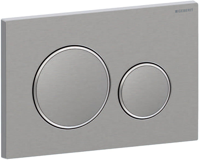 Geberit Sigma20 Druckplatte – Edelstahl gebürsteter Stahl
