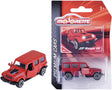 Majorette jeep wrangler, rood (premium cars)