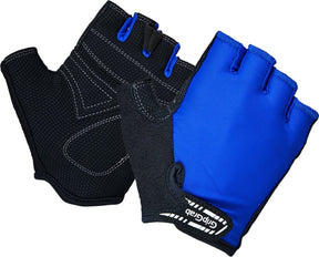 Gripgrab – Kinder-Radhandschuhe „X-Trainer Junior“ mit kurzen Fingern für den Sommer – Blau – Unisex L