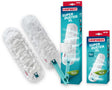 Leifheit Superduster XL Staubwedel-Set – Griff mit Klicksystem – inkl. 2 waschbare Bezüge – Mikrofaser