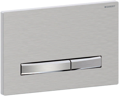 Geberit Sigma50 Bedienplatte - 2-Tasten-Unterputz - quadratisch - chrom geb.
