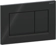 Geberit Sigma20 Betätigungsplatte - 2-Tasten-Spülung - quadratisch - Zweimengenspülung - Schwarz glänzend matt