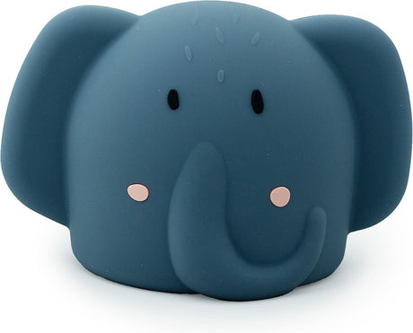 Trixie nachtlamp mrs. elephant - oplaadbare nachtlamp voor kinderen - 3 lichtsterktes - met timer - blauw