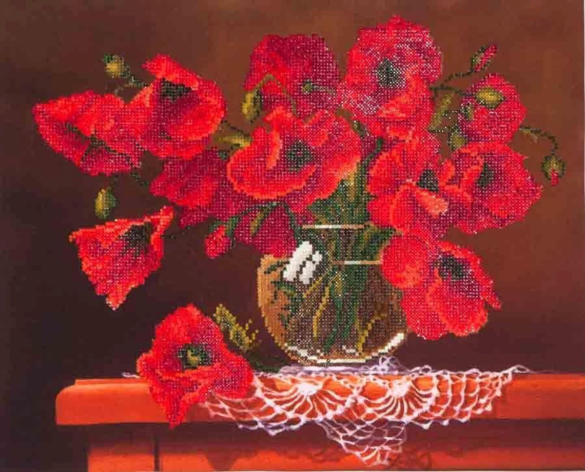 Diamond dotz® red poppies - diamond painting (58.8x48.6 cm)