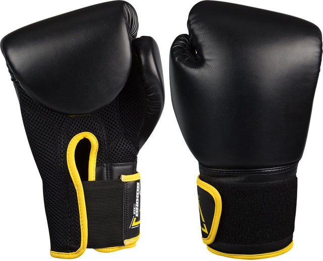 Avento Boxhandschuhe PU – 8 oz – schwarz gelb 8 oz
