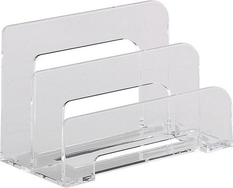 Alco-Buchstabe Standard-Acryl – 2 Fächer transparent – 75 x 150 x 95 mm – al-4466