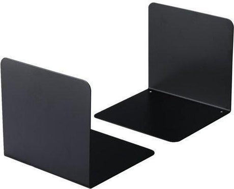 Durable set van 2 zwarte boekensteunen - compact en stevig