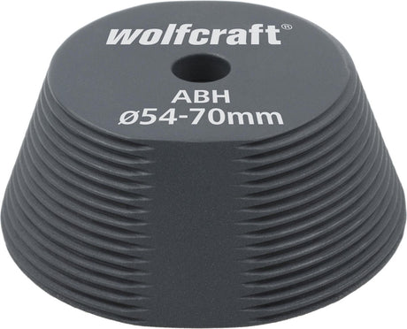 Wolfcraft - Adapteradapter - Lochvergrößerer zum Vergrößern von Löchern mit einer Lochsäge - ø 54–70 mm - 76 mm - 5952000