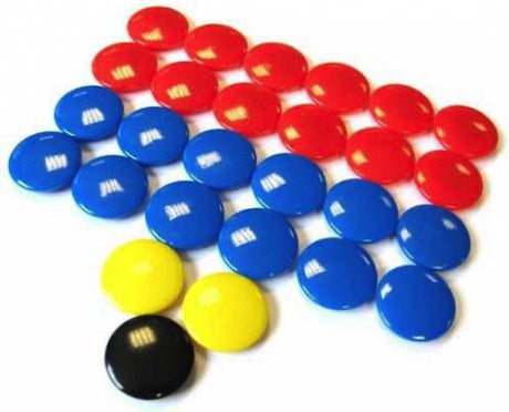 Precision training - magneten tacktiekbord - 2 centimeter - 27 stuks