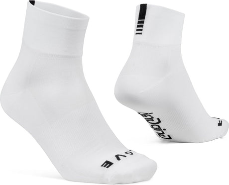 Gripgrab – leichte SL Short Performance Sommer-Radsocken 1 Paar Coolmax-Radsocken mit niedrigem Schnitt – weiß – Unisex – Größe XS (35–38)