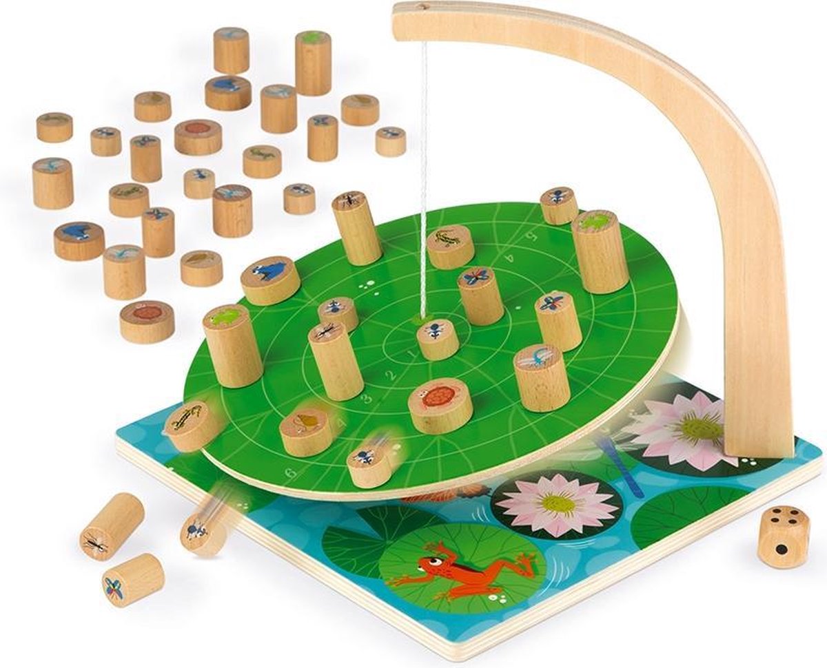 Janod – Spiel – Seerosen-Herausforderung – Würfel