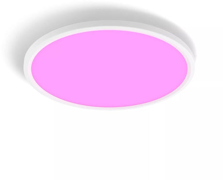 Philips hue devote - ronde led plafondlamp - wit - aanpasbaar wit en gekleurd licht - ø 421mm - slimme verlichting