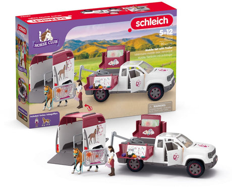 Schleich 42704 Mobiler Tierarzt mit Anhänger