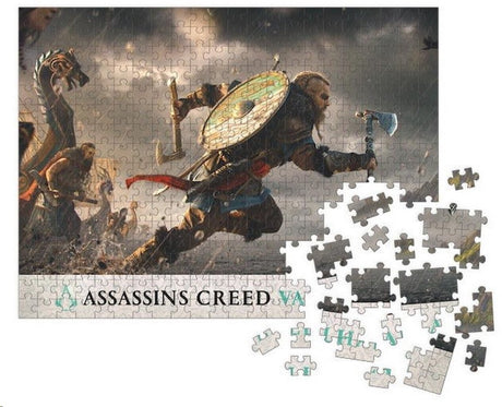 Dark horse assassin's creed: valhalla - jigsaw puzzle - fortress assault 1000 stukjes